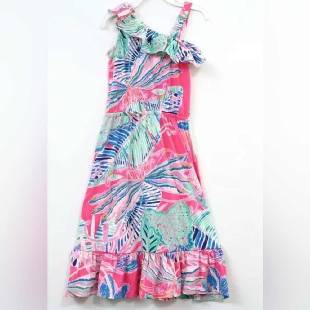 Lilly Pulitzer Pink and Blue Kids Dress